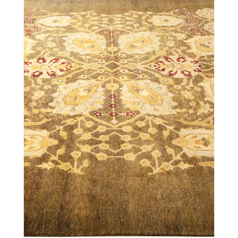 Riarna One-of-a-Kind 6' 2" X 9' 4" Hand Knotted Area Rug