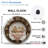 Gingerbread-Village-Clock-Teacup Art - 12'' Modern Glass Wall Clock
