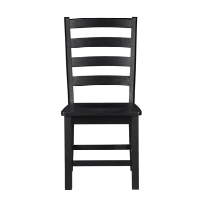 Ensemble de 2 chaises d'appoint contemporaines en bois