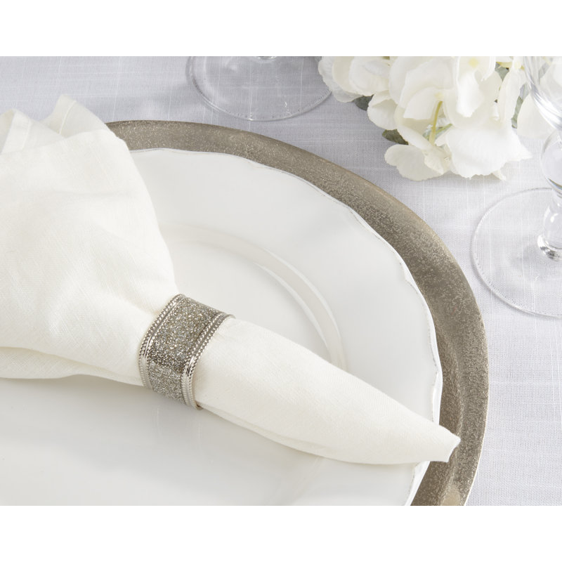 Rond de serviette Dudek, Argent