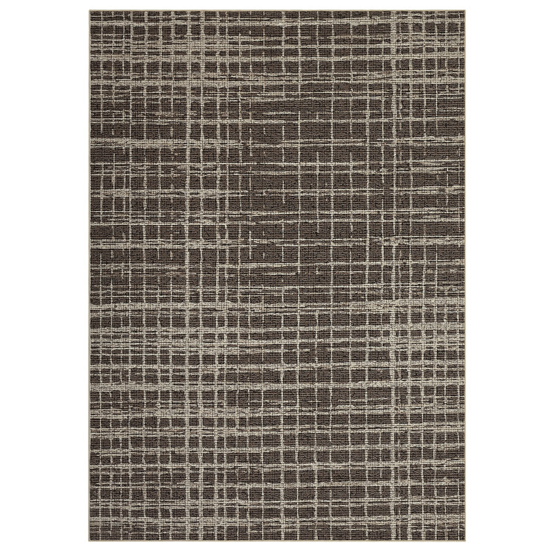 Plaid Machine Washable Rug with Rubber Backing Modern Non-Slip Carpet for Living Room, Bedroom, Dining Room, Office, Playroom, Nursery