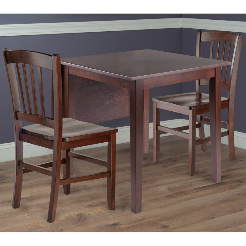 Irieana Solid Wood Top Dining Set, Walnut