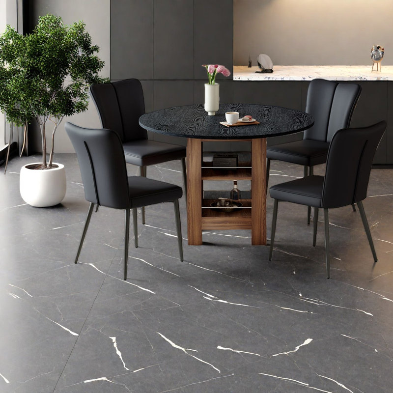 Ensemble de table de salle à manger avec rangement (doit inclure la table et la chaise), cuisine en MDF de 42 po