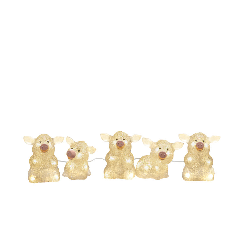Fivers Christmas Decoration, Warm White