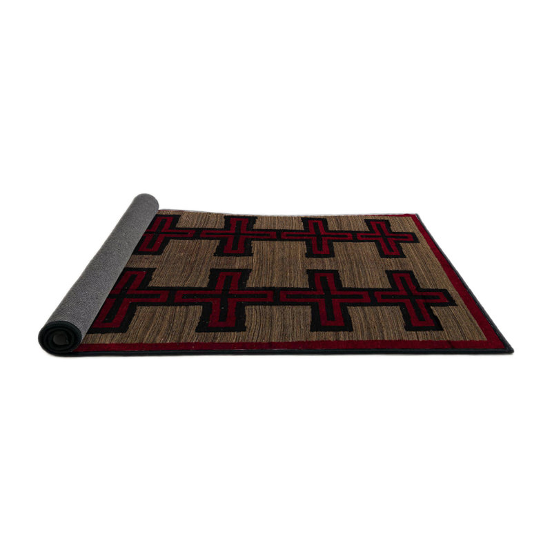 Navarette Abstract Indoor Rug, Round 3'