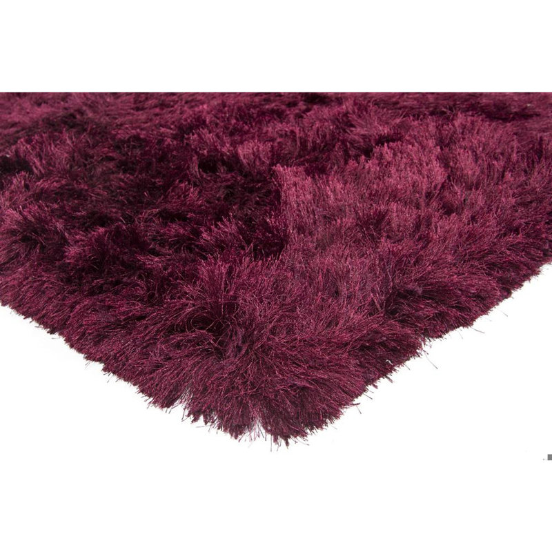 Celecot White Area Rug, Purple, Rectangle 9' x 13'