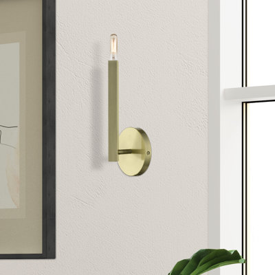 Margueritte Steel Candle Wall Light