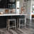 Maven Lane Emerson Kitchen Stool with Faux Leather Upholstery-1365757308-1366215889