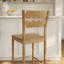 Tabouret de bar en chêne Jax-123259869-123259870