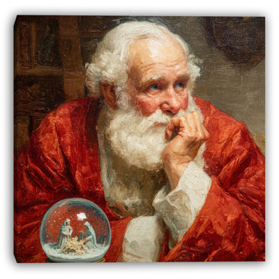 «Silent Christmas», art mural sur toile tendue