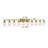  10-Light Bathroom Vanity Light with Clear Glass-2124907136