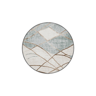 Machine Washable Gray Area Rug