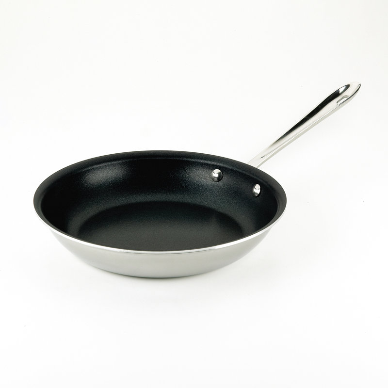 All-Clad D3 Stainless Steel Non-Stick Frying Pan, 10" Diameter