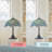 32"H Wisteria Tiffany-Style Stained Glass Table Lamp