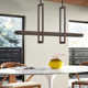Saedi 3 - Light Kitchen Island Rectangle LED Pendant