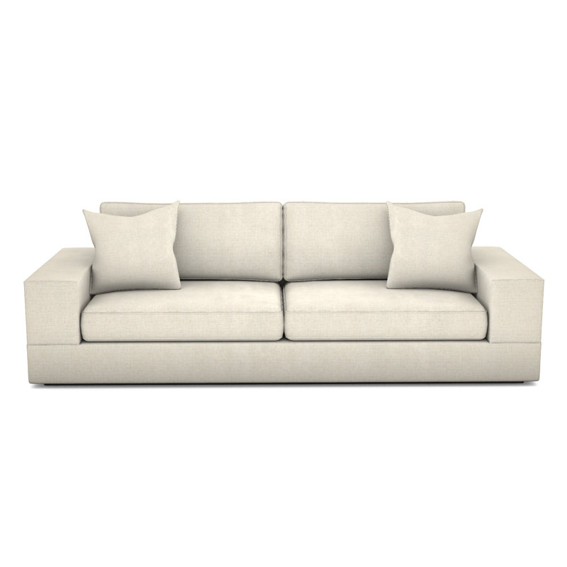 Embrace Full Cushion Arm Sofa, Tuck Linen