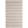 Perci Striped Handwoven Flatweave Area Rug in Rust Orange/Beige