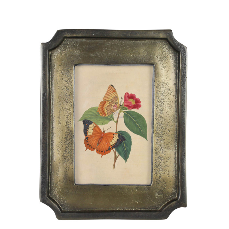 Beveled Frame, Brass & Black - 4X6