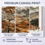 Beige brun Leandro I - art mural grand pin beige, reproduction sur toile encadrée d'automne-1275651111-1275651163