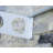 Palram - Canopia Bordeaux 29' x 4' Acrylic Galvanized Steel White/Clear Convex Stationary Door and Window Awning White/Clear -71003104-116369227