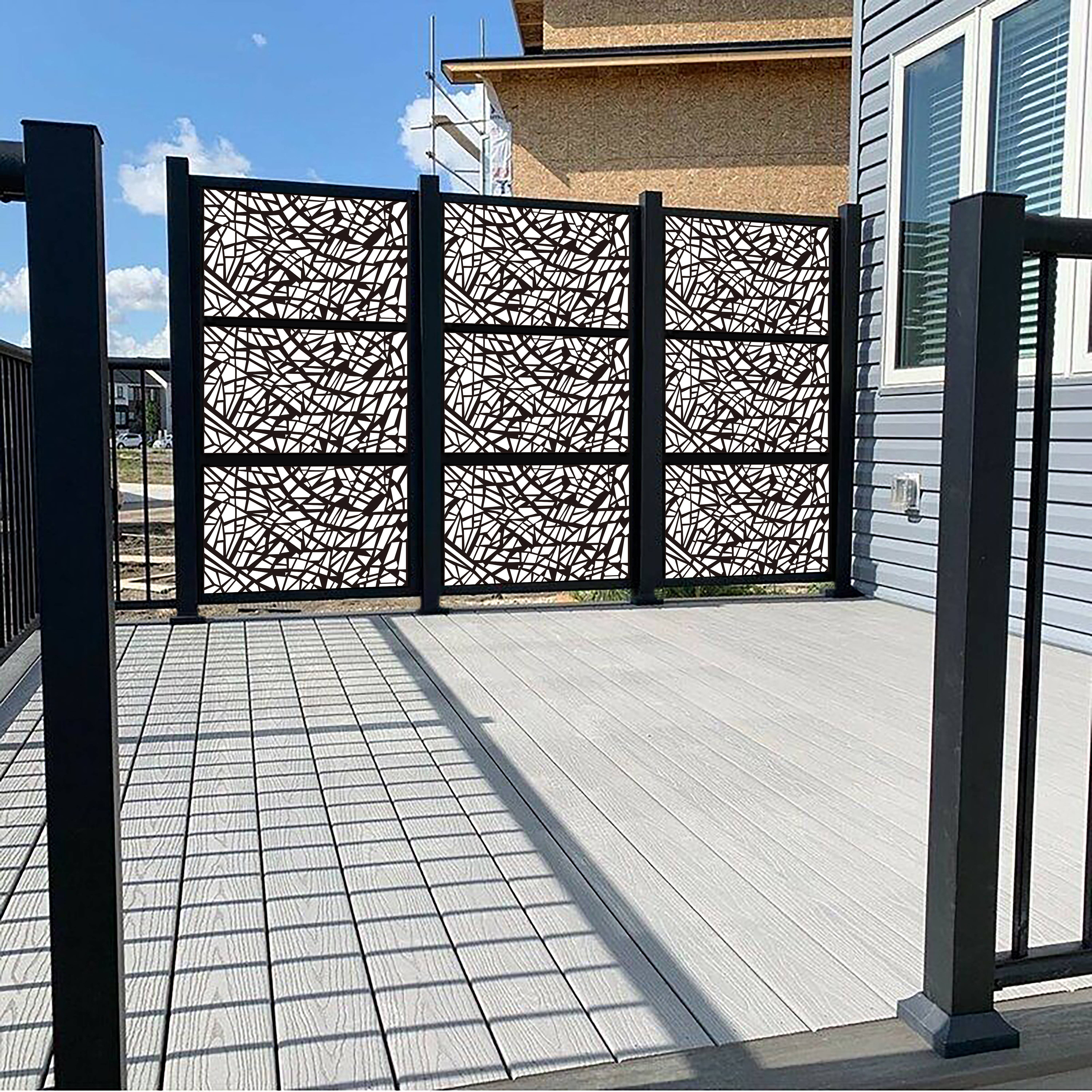 Porpora Metal Decorative Fence Panel | Wayfair