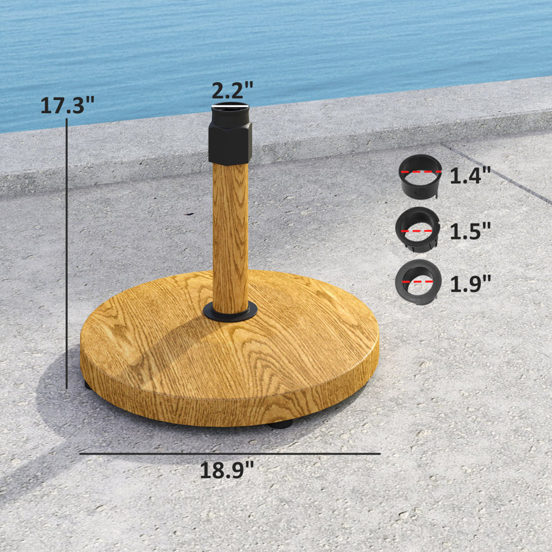 Support de base pour parasol robuste