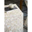 Tabouret 14 po x 14 po x 18 po avec motifs en forme de losange et base en laiton, pour utilisation intérieure seulement