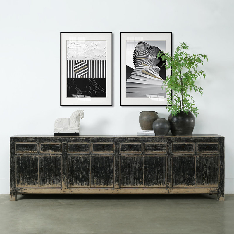 119'' W Sideboard, Black