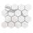 Stately Hex 11" x 14" Porcelain Mosaic Wall & Floor Tile-72531465