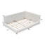 Lit plateforme tapissier Aderyn-1088496907