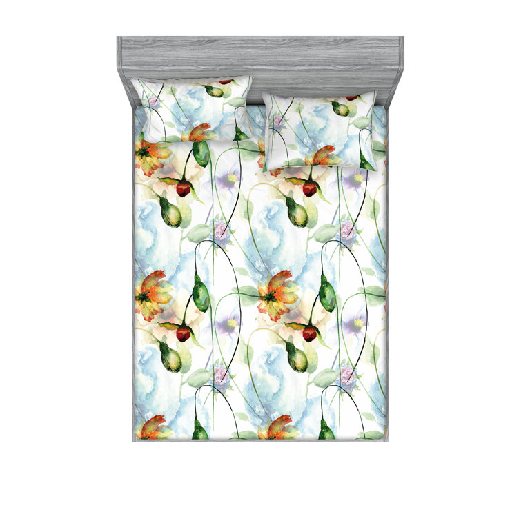 Drap-housse et taies décoratives 3 pièces Ambesonne