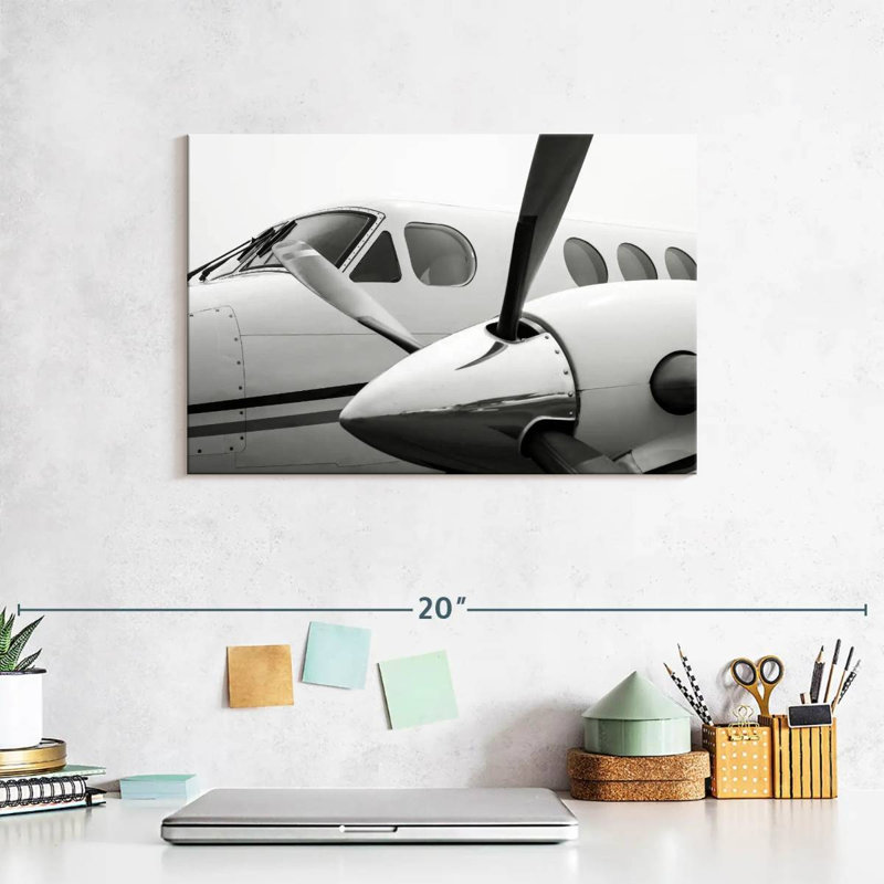 Mehar Private Jet Propeller, 8" H x 12" W