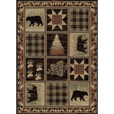 Tapis brun Anshuman Point