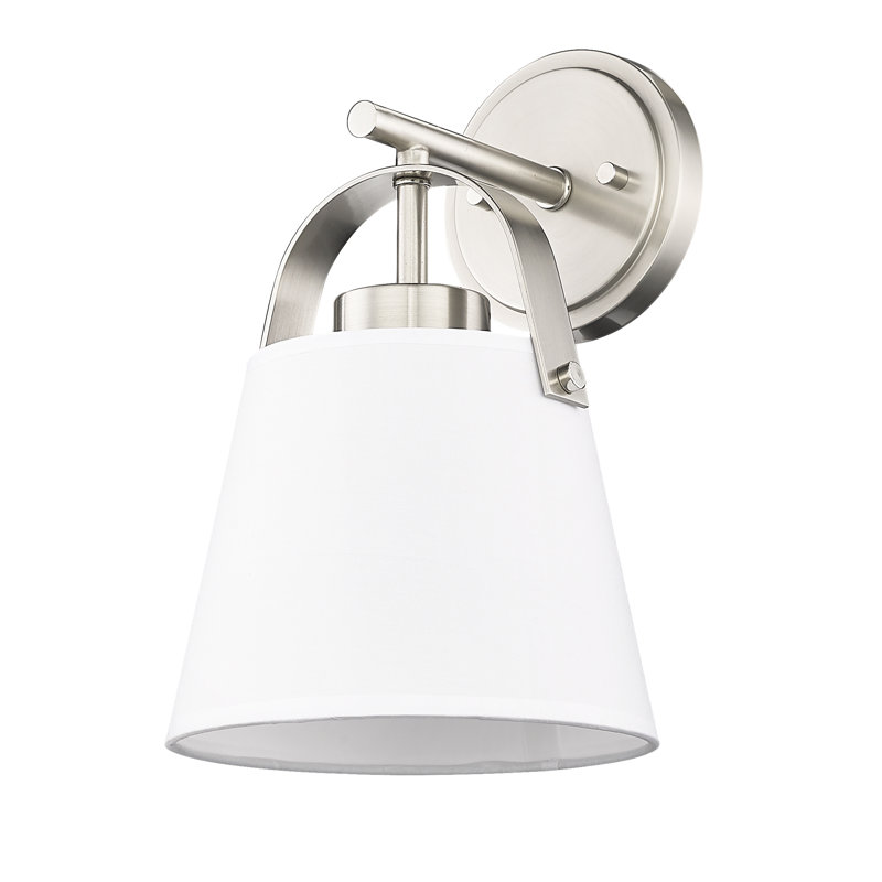 Steel Wallchiere, Brushed Nickel