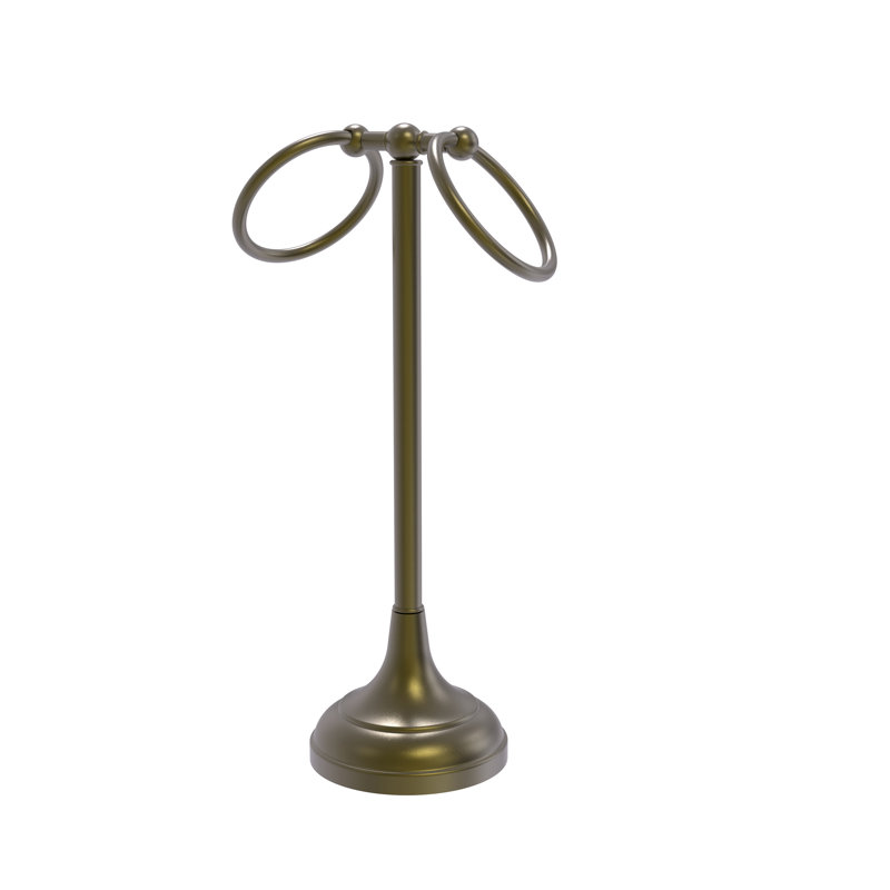 Marnell Countertop Towel Stand, Antique Brass