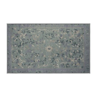 Machine Washable Gray Area Rug