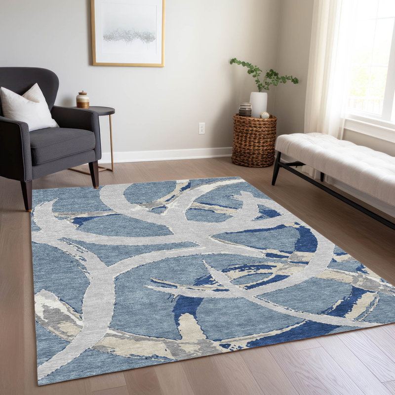 Tapis intérieur / extérieur lavable Aloura , 10 pi x 14 pi