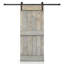 Porte de grange à panneaux et en bois avec quincaillerie d'installation-86511621-86359310-86511631