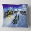 Coussin Winter Road et Night Sky-13158096-13164335