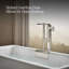 Volute 63 po X 28 3/8 po Baignoire autoportante avec linceul