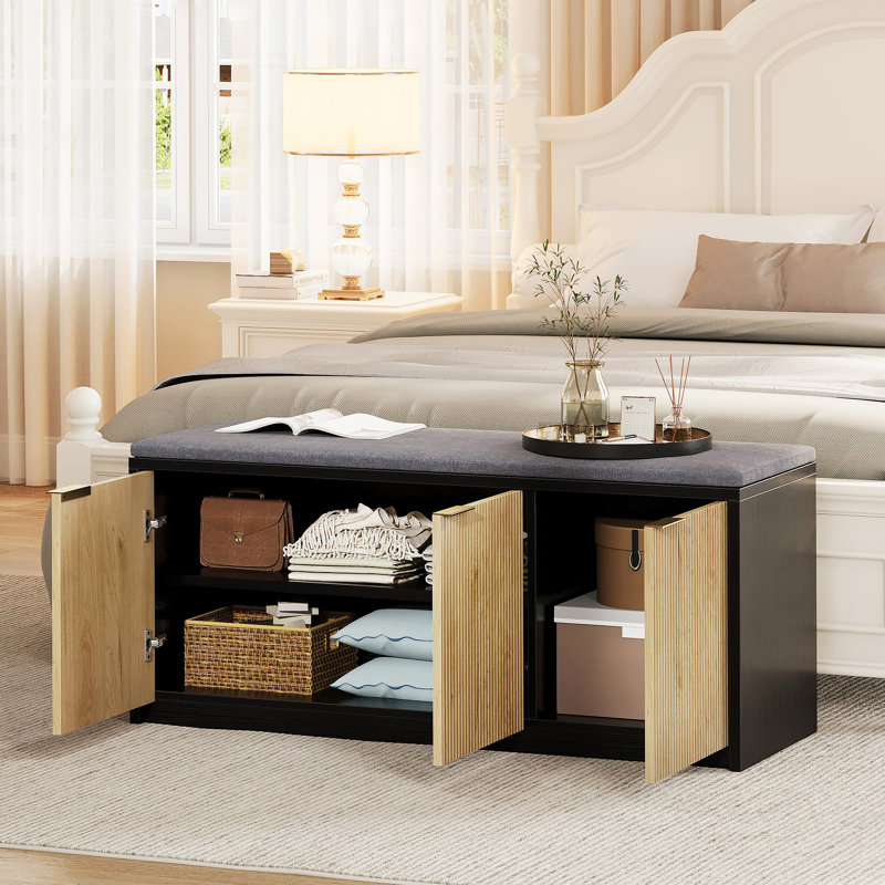 Banc de rangement pour chaussures Vividwood