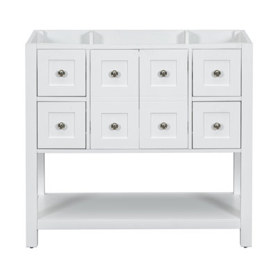 35.6'' Single Bathroom Vanity Base Only