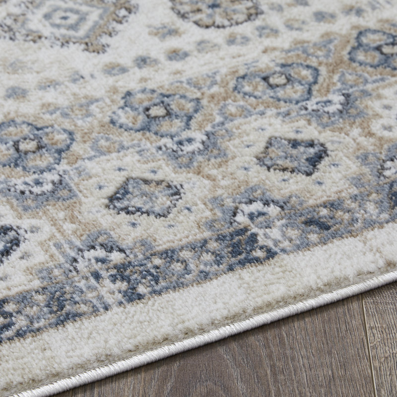 Aldolivio Oriental Indoor Rug, Rectangle 6'7" x 9'2"