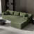 Velours côtelé vert sélectionné