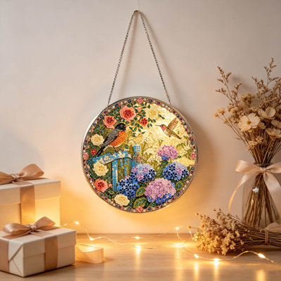 Décorations de Noël Halloween / Noël ornements suspendus en fausse perle en forme de strass irrégulière Étiquettes en acrylique paillettes décoratives pour Noël
