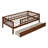 Daybed With Pull-Out Trundle And Functional Drawers-1591200999
