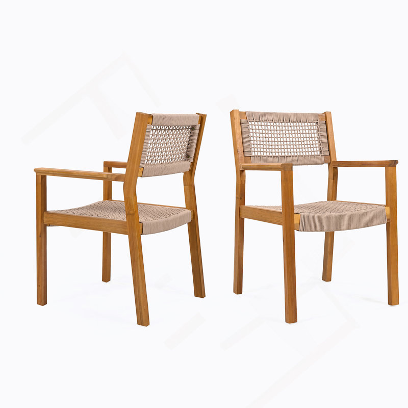 Chaise de salle à manger brun clair
