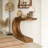 C-Shaped Modern Accent Table Hallway Table