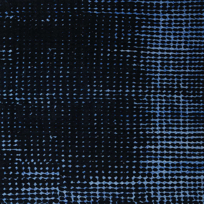 Tapis abstrait 4646, Carré 5 pi