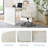 Comfy Upholstered Fabric Computer Desk Chair with Armrests and Wheels-1954229850
